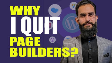 Why I Quit Page Builders…