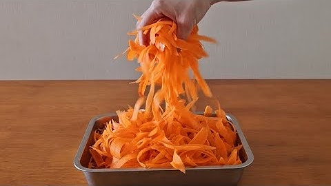 당근은 매일 이렇게 드세요! 아삭한 식감에 매일 먹어도 질리지 않고 저속노화, 다이어트에 최고에요👍 5가지 요리로 활용하는 만능 당근나물 레시피🥇💯