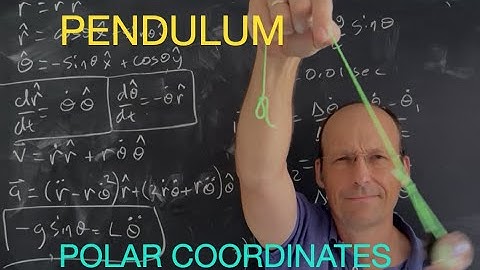 Classical Mechanics: Pendulum in Polar Coordinates (plus Python)