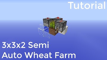 3x3x2 Semi Automatic Wheat Farm Tutorial (Ultra Compact)