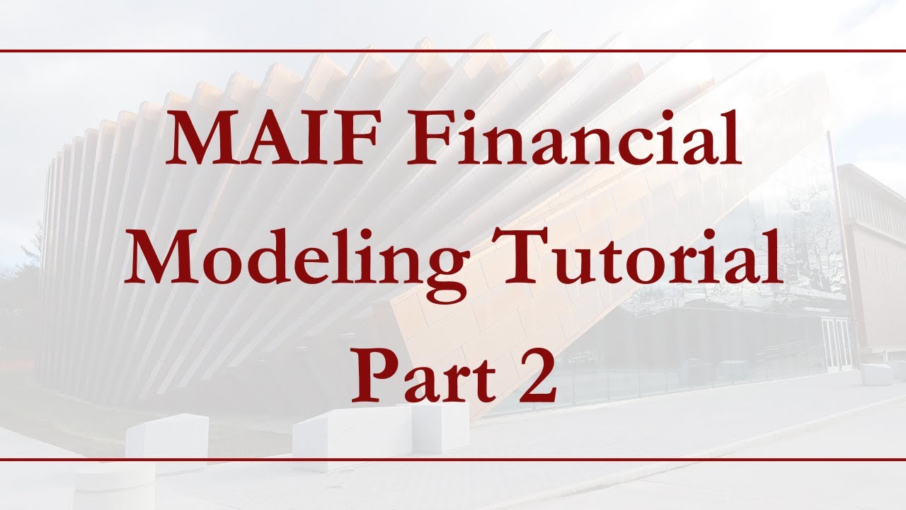 MAIF Modeling Tutorial Part 2 - YouTube