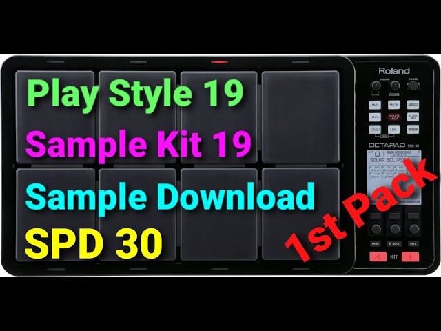 SPD 30 Edit Sample Tone Style 19 Play Lessons  🥁 D Max SPD | Octapad Sample | Octapad Sinhala class=