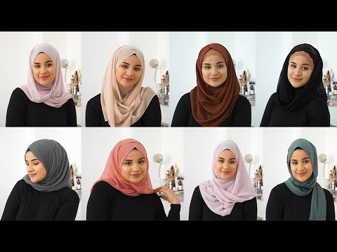 لفات حجاب تركية جديدة في أقل من دقيقة! لكل يوم / للمناسبات || Hijab tutorial ( turkish)