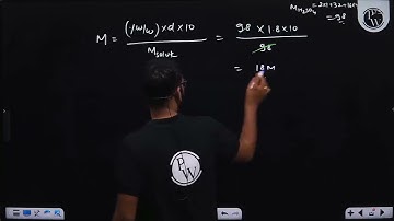 The specific gravity of 98% H2SO4 is 1.8 g/cc. 50 ml of this solution is mixed with 1750 ml....