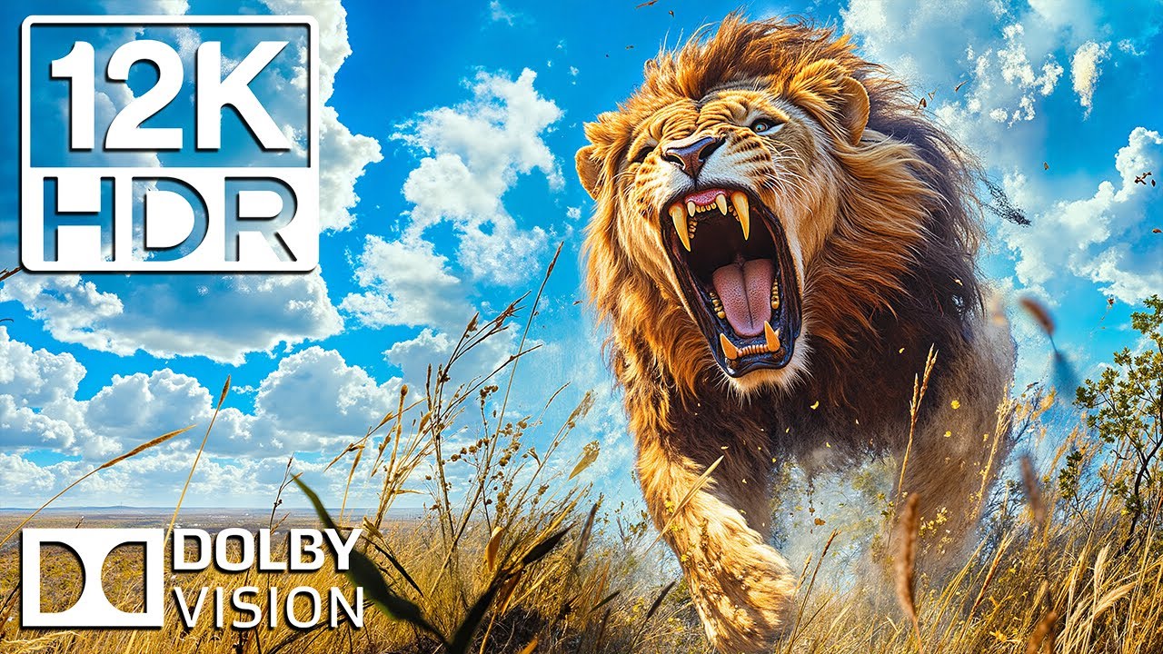 DISCOVER WILDLIFE IN 12K ULTRA HDR | Cinematic Music & Vibrant Animal Footage