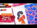 STENCILING TIPS FOR ART JOURNALING // "Everything I Am" Journal Process