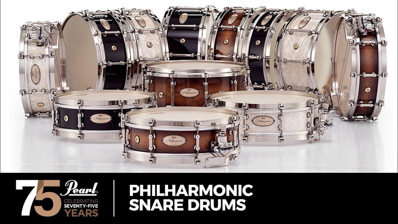 Pearl 2021 Philharmonic Snare Drums 