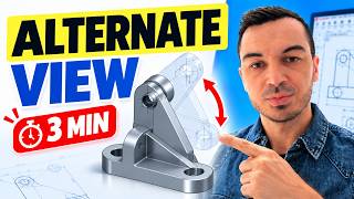SOLIDWORKS Drawing: Alternate Position View in 3 Minutes