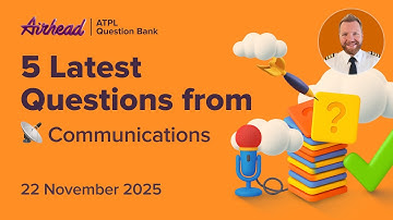 5  Latest ATPL Communications Questions Explained (Relevant Weather Information)