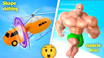 Shape Shifting Gameplay all levels walkthrough in Android, iOS | Muscle rush Gameplay