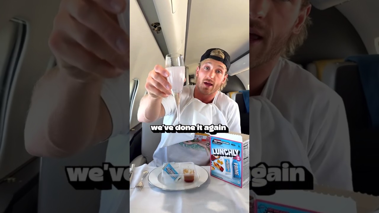 Logan Paul tries NEW MrBeast Lunchly! 