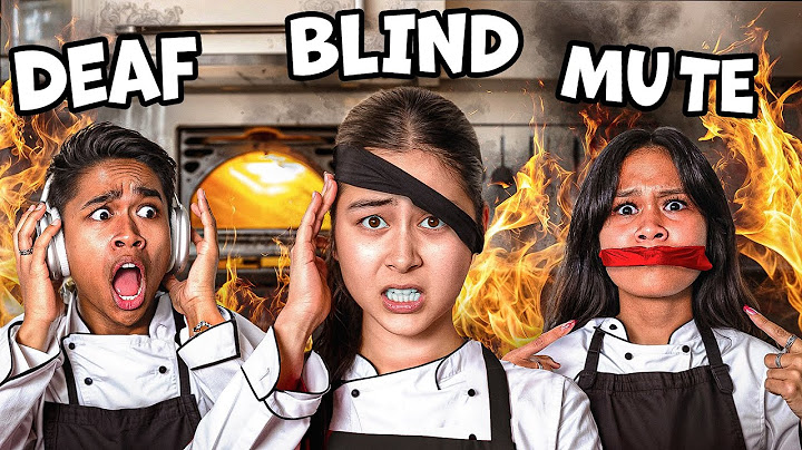 BLIND DEAF MUTE BAKING CHALLENGE PART 2 (w/ ANGELO, LEXI)