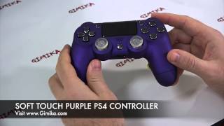 "Soft Touch" Purple Ps4 Custom Controller screenshot 5