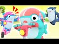 SAFETY TIPS SONG: BABY SHARK rides a scooter! | Good Habits for Kids