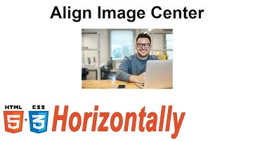 The simple way to center an image horizontally | HTML CSS tutorial