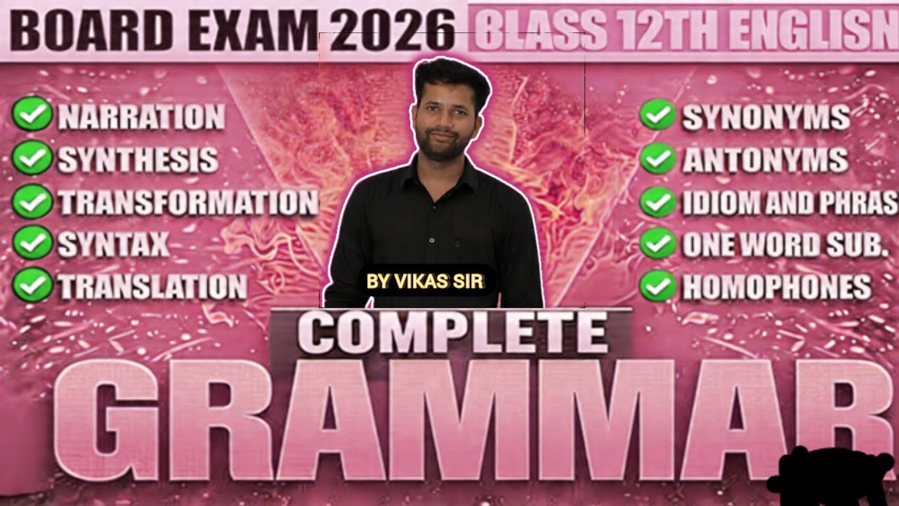 up board class 12 english important questions 2026 by vikas sir - YouTube