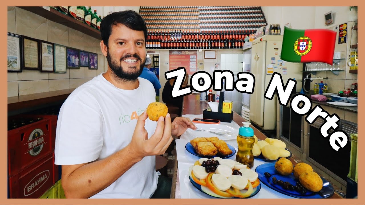  COMIDA de RUA no RIO DE JANEIRO   Bolinho de Bacalhau  RIO4FUN