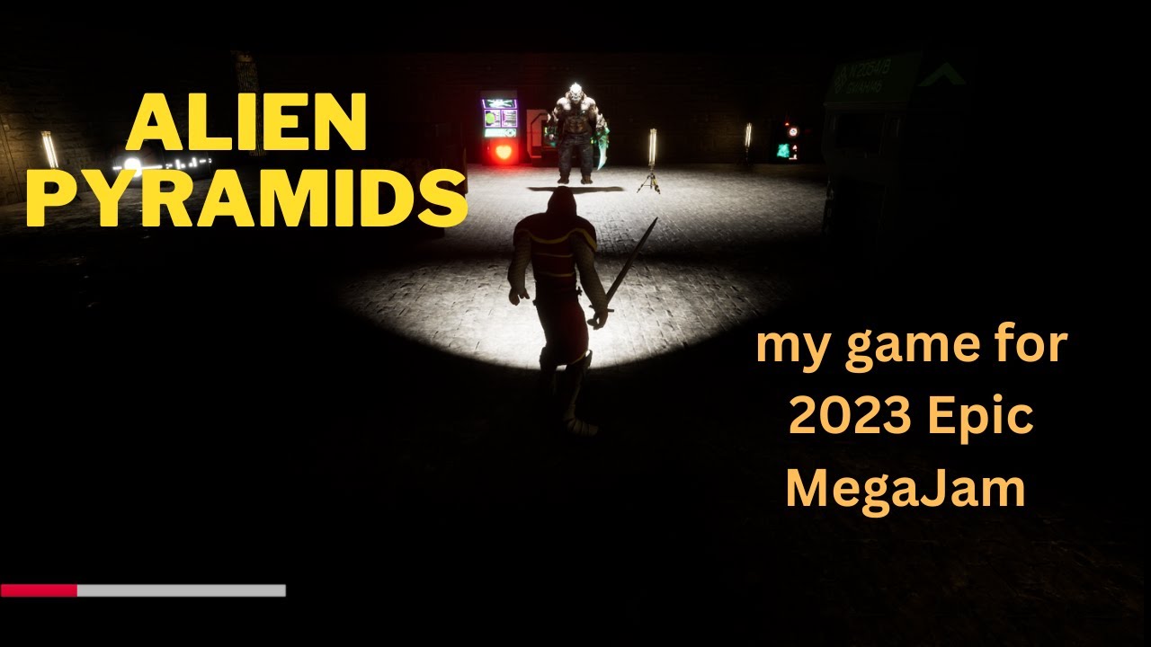 my game for 2023 Epic MegaJam (Alien Pyramids) - YouTube