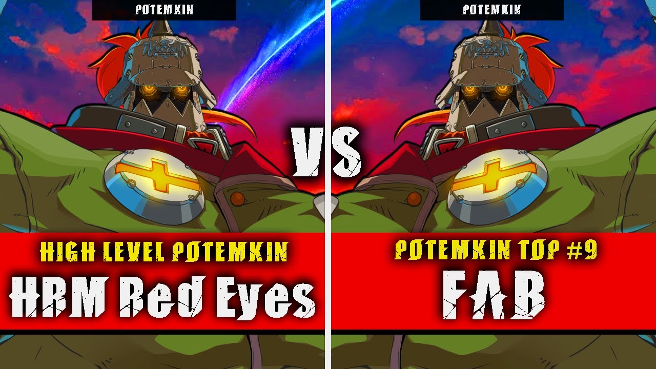 GGST | HRM Red Eyes (Potemkin) VS FAB (Potemkin) | Guilty Gear Strive High level gameplay