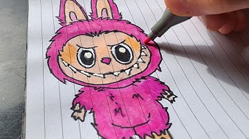 Learn TO Draw  The Most AMAZING Kawaii Labubu Bunny Step By Step #Labubu Enjoy The Summer Full song