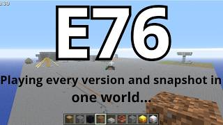 The Ultimate Minecraft Timeline...