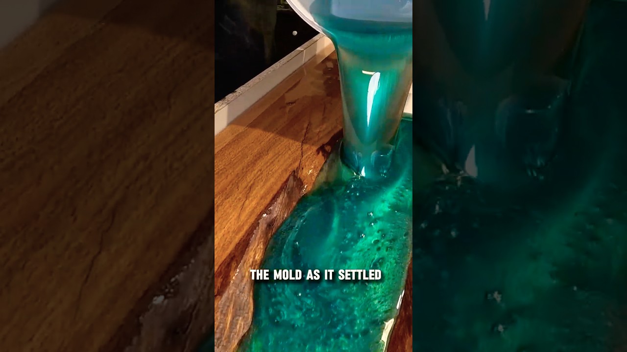 This Table Was a Nightmare to Build – Green Oak + Epoxy 