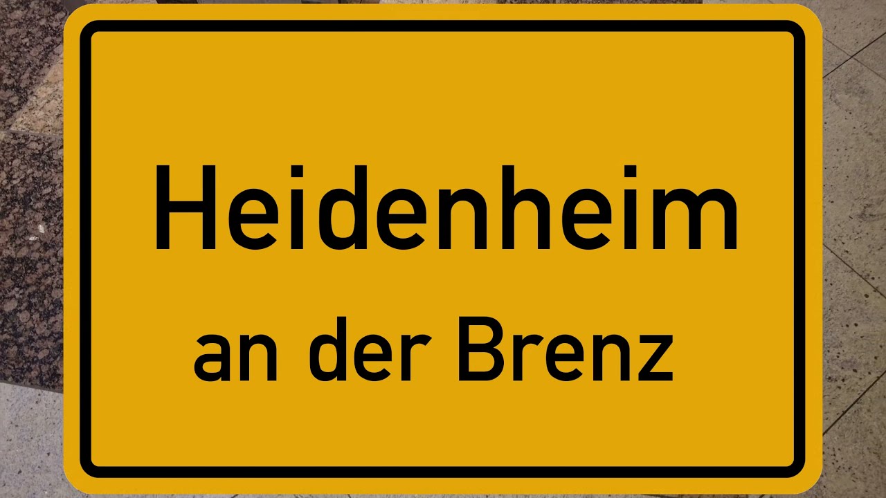Heidenheim an der Brenz - WALK - Baden-Württemberg, Germany