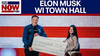 Elon Musk town hall: $1M checks handed out ahead of WI Supreme Court election