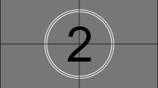 Movie countdown with sound (HD) Clear, No effects