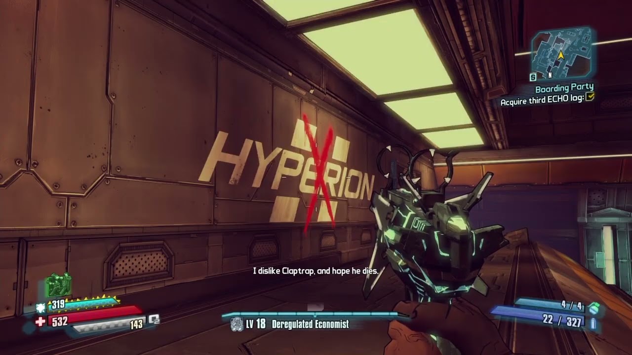 Boarding Party | Borderlands: The Pre Sequel | All VH Voicelines