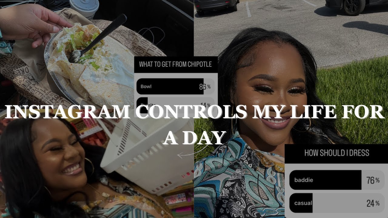 INSTAGRAM CONTROLS MY LIFE FOR A DAY | ULTA RUN | CHIPOTLE - YouTube