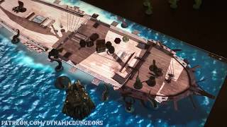 New animated warship, beach and pure ocean scenes