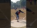 Shot Put Technique Practice Throw Indian Player Chandigarh 46 Stadium Practice Speed Technique