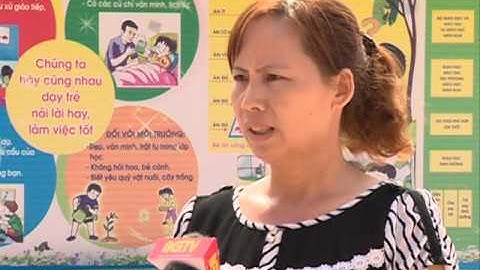 Trường mầm non phòng tránh dịch bệnh ngày tựu trường