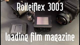 How to Load a Rolleiflex 3003 Film Magazine | No Commentary