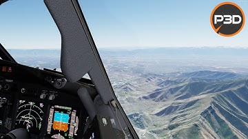 [P3D V5] Active Sky + TrueSKY | San Francisco - Salt Lake City (4K)