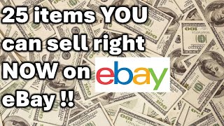 25 items you can sell today on eBay Feb 2026 #ebay
