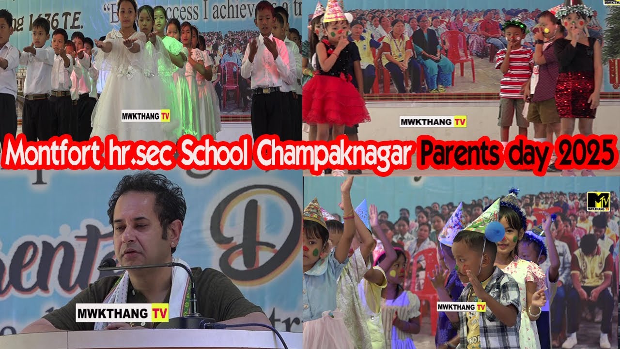 Montfort Parents day Full Video Montfort hr.sec School Champaknagar 2025