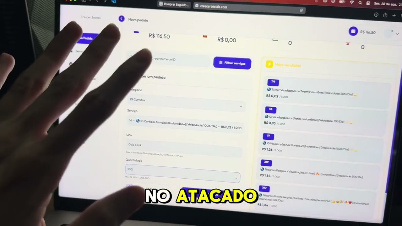 Capa da apresentação sobre os preços de atacado do TudoSocial