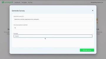 SurveyOrb - AI Survey Generation