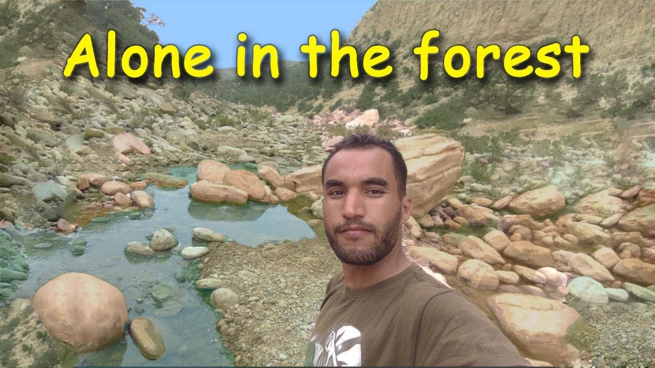 وحيد في الغابة