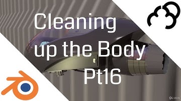 Cleaning up the body - Create a Scifi Spaceship in Blender - Tutorial Pt 16