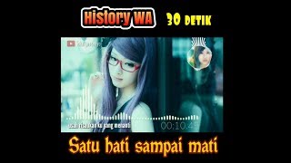 Satu hati sampai mati ~lirik spectrum~ (history WA 30detik) |Reff| versi DJ