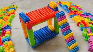 Satisfying DIY Bunk bed ASMR/Building Blocks/block game/Lego building block#asmr#buildingblocks#lego