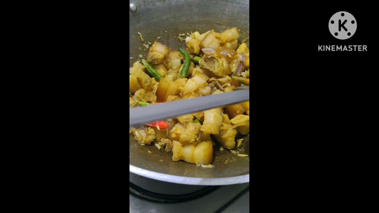 Bohut dinor murot pork recipe disu friends 🧡 oil free dei 