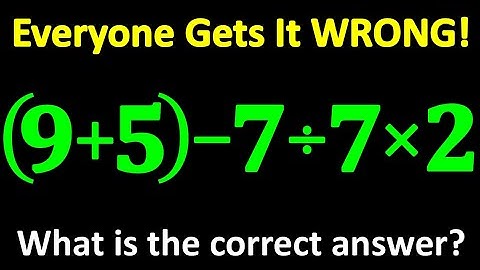 Deze wiskundevraag lijkt makkelijk, maar 99% van de mensen heeft het VERKEERD! 🤯