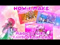 HOW TO MAKE GACHA MAGICAL GIRL TRANSFORMATIONS GACHA 