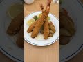 「🍽️ 南極料理人の絶品エビフライ!自家製タルタルで大満足👍 国際日本文化研究センター『赤鬼』の贅沢ランチ🍤part1 #shortsfunny