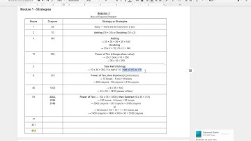 Bridges Unit 4 - Session 1