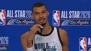 Wemby Reacts To Saving The All Star Game And Being Disappointed With Losing